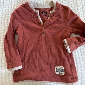 Appaman Brick Red Long Sleeve Henley